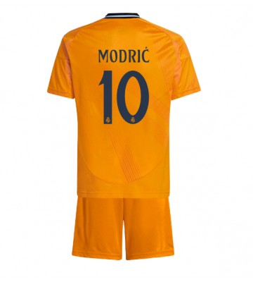 Real Madrid Luka Modric #10 Replica Away Stadium Kit for Kids 2024-25 Short Sleeve (+ pants)